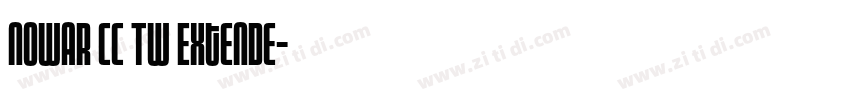 Nowar CC TW Extende字体转换